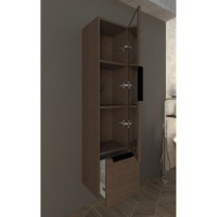 Шкаф-пенал для тумбы Cezares Urban, 55182, 35 см, цвет Frassino scuro