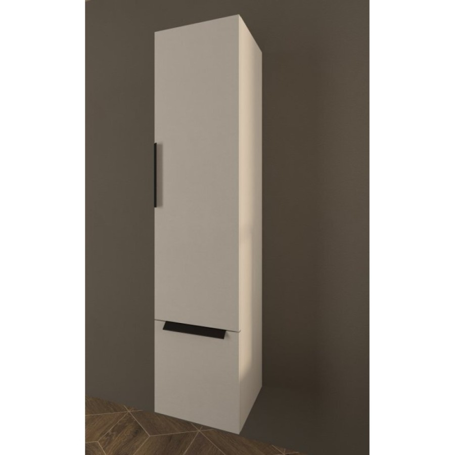 Шкаф-пенал для тумбы Cezares Urban, 55183, 35 см, цвет Spatolato bianco