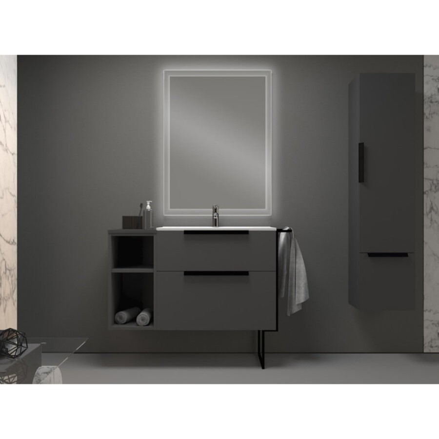 Шкаф-пенал для тумбы Cezares Urban, 55184, 35 см, цвет Grigio opaco
