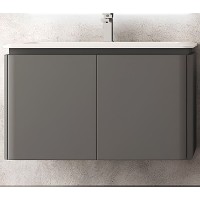 Тумба под раковину Cezares Stylus 55229, 95 см, подвесная, серый