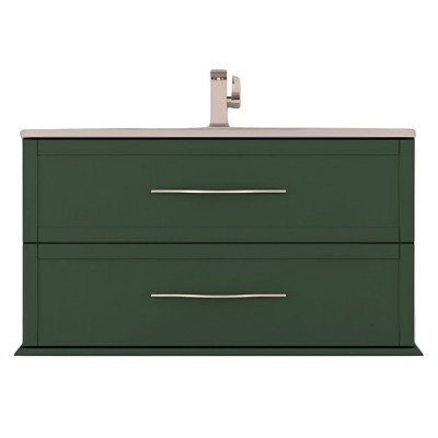 Тумба под раковину Cezares Tiffany 55331, 100 см, подвесная, verde opaco