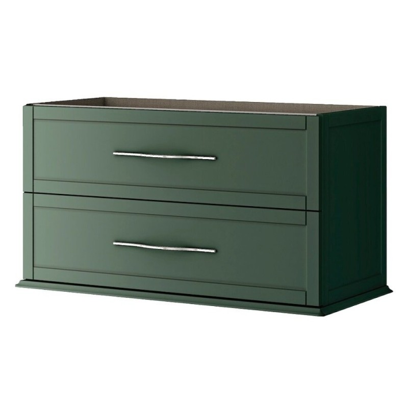 Тумба под раковину Cezares Tiffany 55331, 100 см, подвесная, verde opaco
