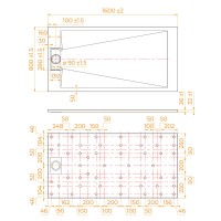 Душевой поддон RGW TUS-168W 553702816-01, 80 х 160 см, прямоугольный, стеклопластик, цвет белый