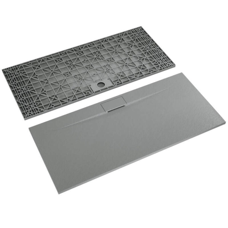 Душевой поддон RGW TKS-209Gr 553802920-12, 90 х 200 см, прямоугольный, стеклопластик, цвет серый