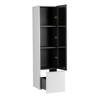 Пенал Cezares Premium 55501, 35 см, подвесной, белый