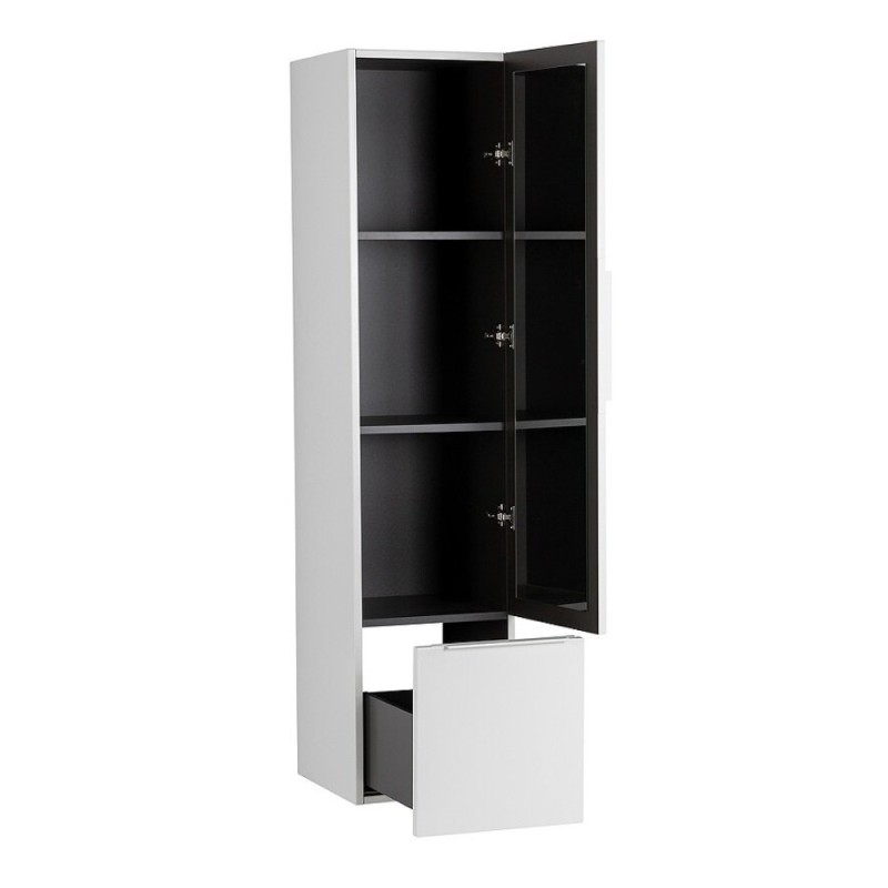 Пенал Cezares Premium 55501, 35 см, подвесной, белый