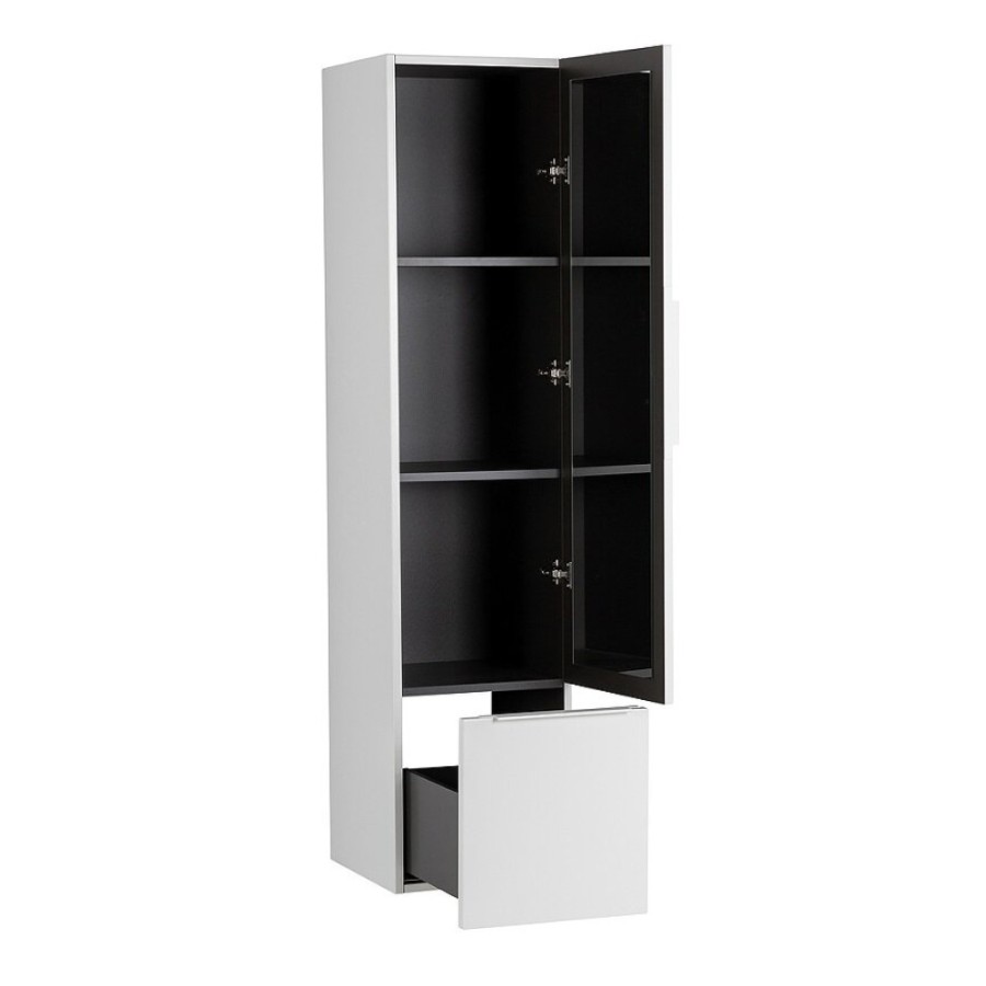 Пенал Cezares Premium 55501, 35 см, подвесной, белый