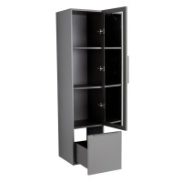 Пенал Cezares Premium 55504, 35 см, подвесной, серый
