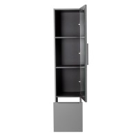 Пенал Cezares Premium 55504, 35 см, подвесной, серый