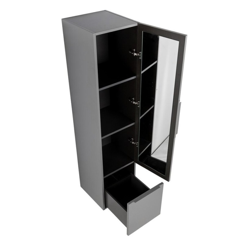 Пенал Cezares Premium 55504, 35 см, подвесной, серый