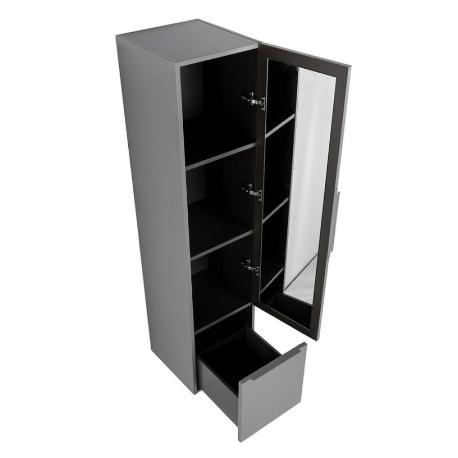 Пенал Cezares Premium 55504, 35 см, подвесной, серый
