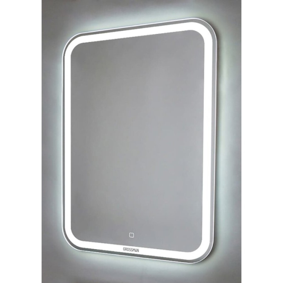 Зеркало Grossman Elegans 55 x 80 см с подсветкой, сенсорный выключатель, 555800