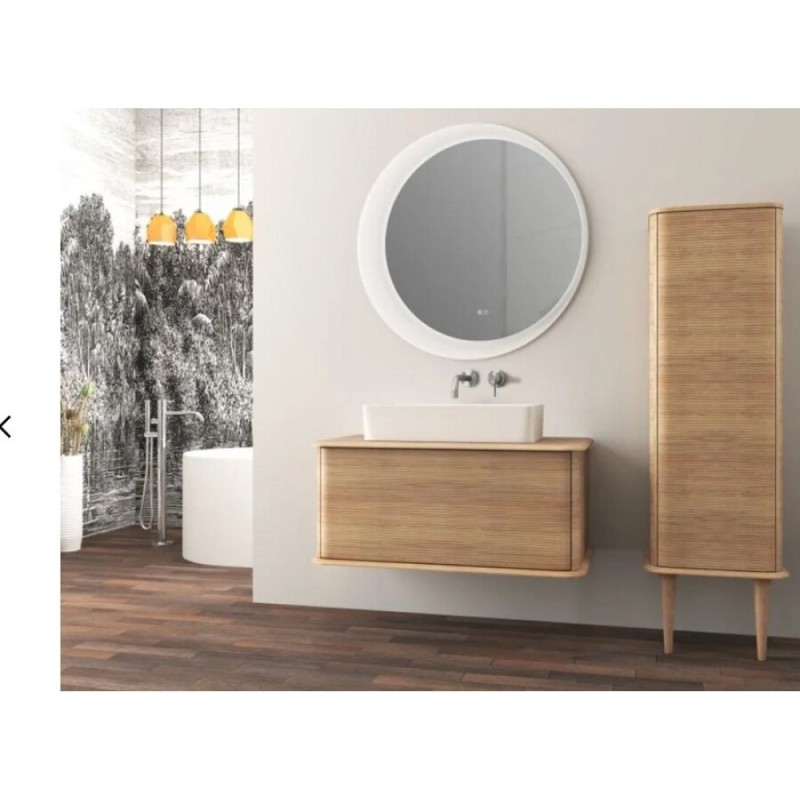 Тумба под раковину Cezares Idra 55809, 100 см, Rovere Tabacco