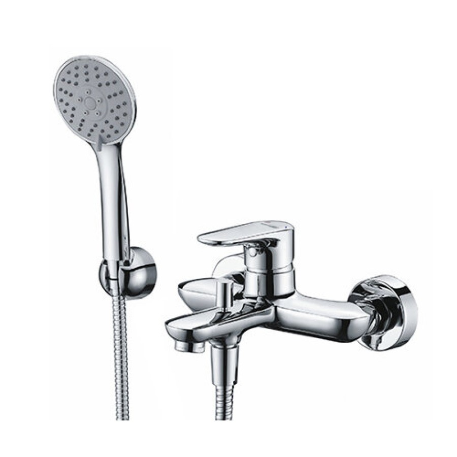 Смеситель для ванны и душа WasserKRAFT 5601 с гарнитуром, хром