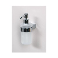 Дозатор для мыла с держателем Aquanet 5681-J, хром (187066)