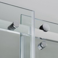 Душевой уголок WasserKRAFT Vils 56R07, 120 х 90 см, стекло прозрачное, профиль хром