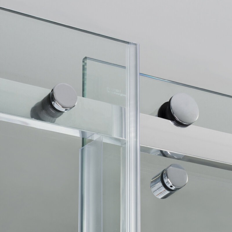 Душевой уголок WasserKRAFT Vils 56R 56R14, 110 х 80 х 200 см, профиль серебристый, стекло прозрачное