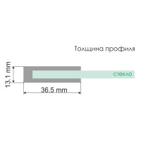Душевой уголок WasserKRAFT Vils 56R 56R17, 100 х 80 х 200 см, профиль серебристый, стекло прозрачное