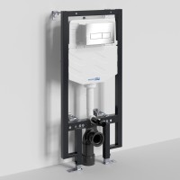 Инсталляция для унитаза WasserKraft Vils 56TLT.010.ME.CH03, механическая клавиша хром