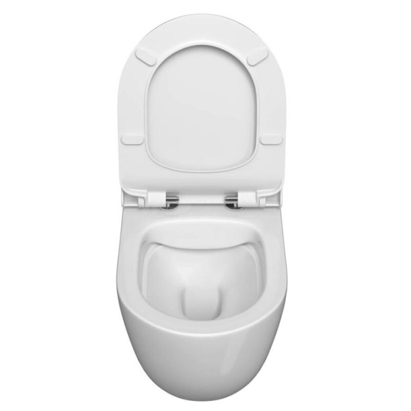 Инсталляция WasserKRAFT 56TLT.010.ME.CH04.H002, с подвесным безободковым унитазом Mindel, крышка микролифт, клавиша хром