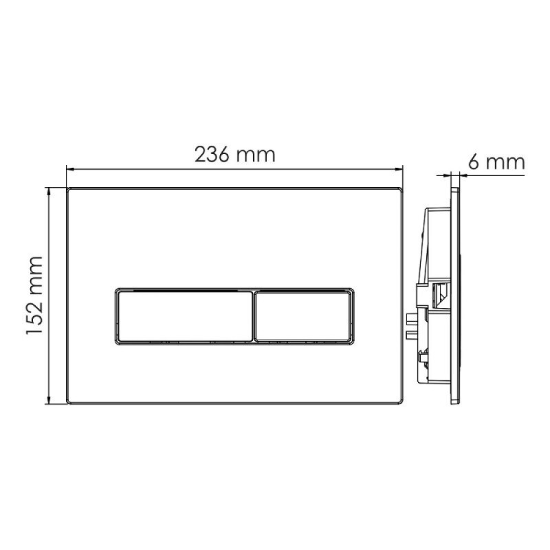Инсталляция WasserKRAFT 56TLT.010.ME.MG03.H002, с подвесным безободковым унитазом Mindel, крышка микролифт, клавиша золото матовое