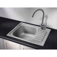 Кухонная мойка Granula GR-5801 5801al, алюминиум
