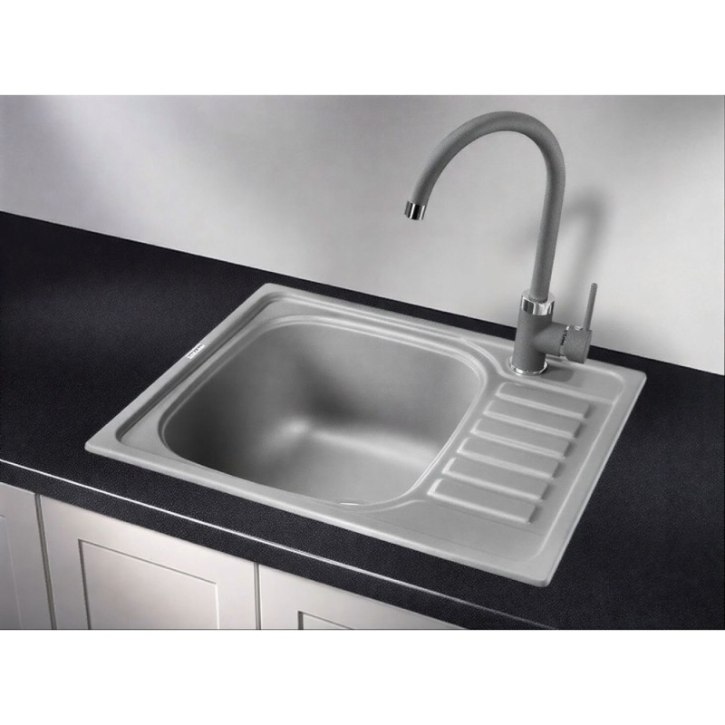 Кухонная мойка Granula GR-5801 5801al, алюминиум