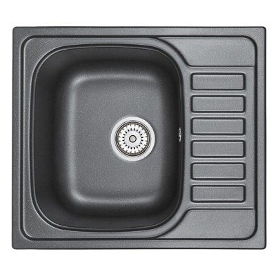 Кухонная мойка Granula GR-5801 5801sv, шварц