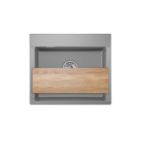 Кухонная мойка Granula Estetica ES-5804 5804, Алюминиум, алюминиум