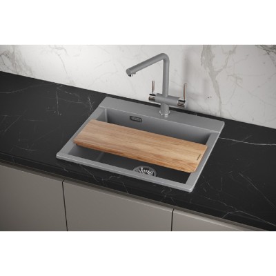Кухонная мойка Granula Estetica ES-5804 5804, Алюминиум, алюминиум