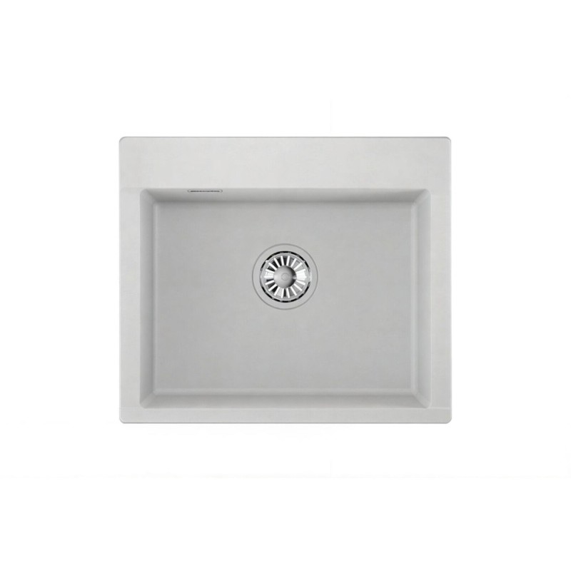 Кухонная мойка Granula Estetica ES-5804 5804, Арктик, арктик (белый)