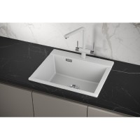 Кухонная мойка Granula Estetica ES-5804 5804, Арктик, арктик (белый)