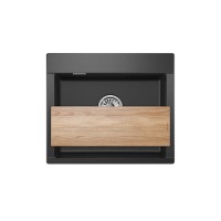 Кухонная мойка Granula Estetica ES-5804 5804, Чёрный, чёрный