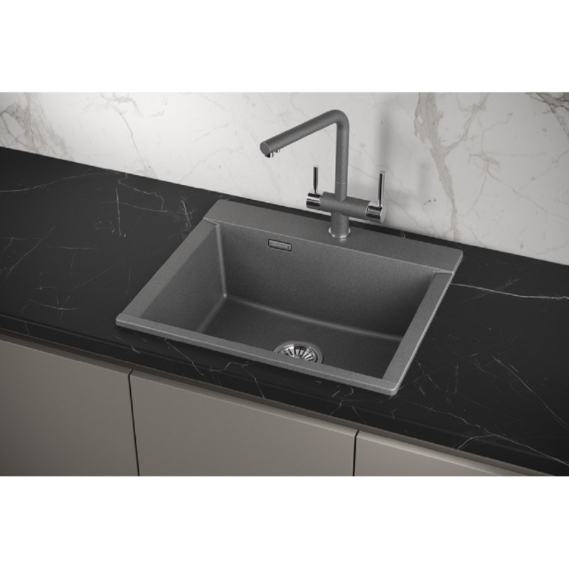 Кухонная мойка Granula Estetica ES-5804 5804, Графит, графит