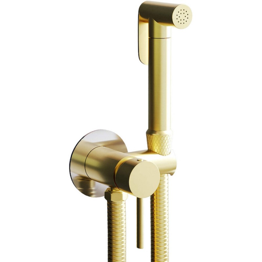 Гигиенический душ RGW Shower Panels 211-Gb, 581408211-06, со смесителем, золото