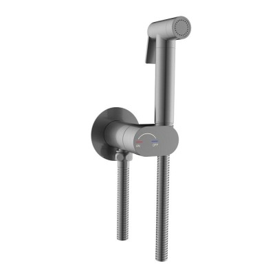 Гигиенический душ RGW Shower Panels SP-213Gr 581408213-11 со смесителем, оружейная сталь