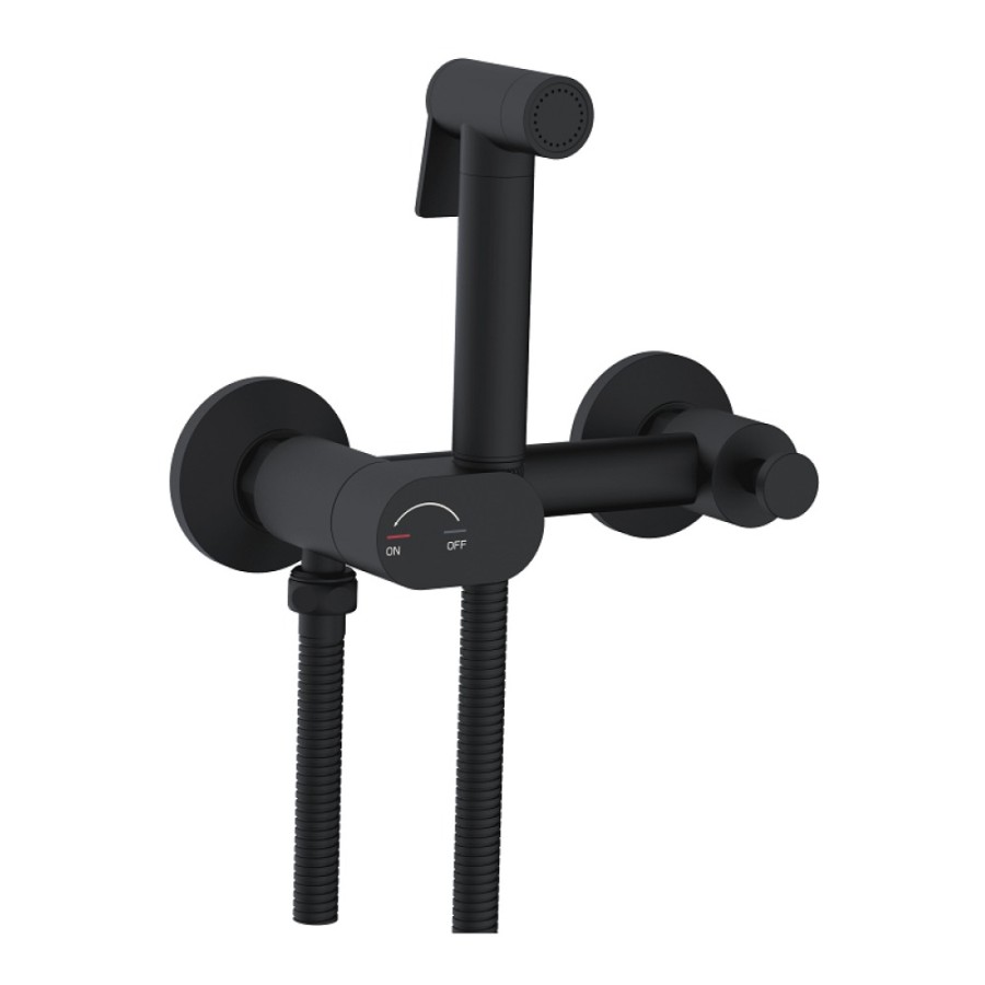 Гигиенический душ RGW Shower Panels SP-216B 581408216-04 со смесителем, черный матовый
