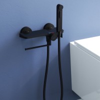 Гигиенический душ RGW Shower Panels 581408220-04, со смесителем, черный