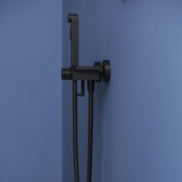 Гигиенический душ RGW Shower Panels 581408220-04, со смесителем, черный