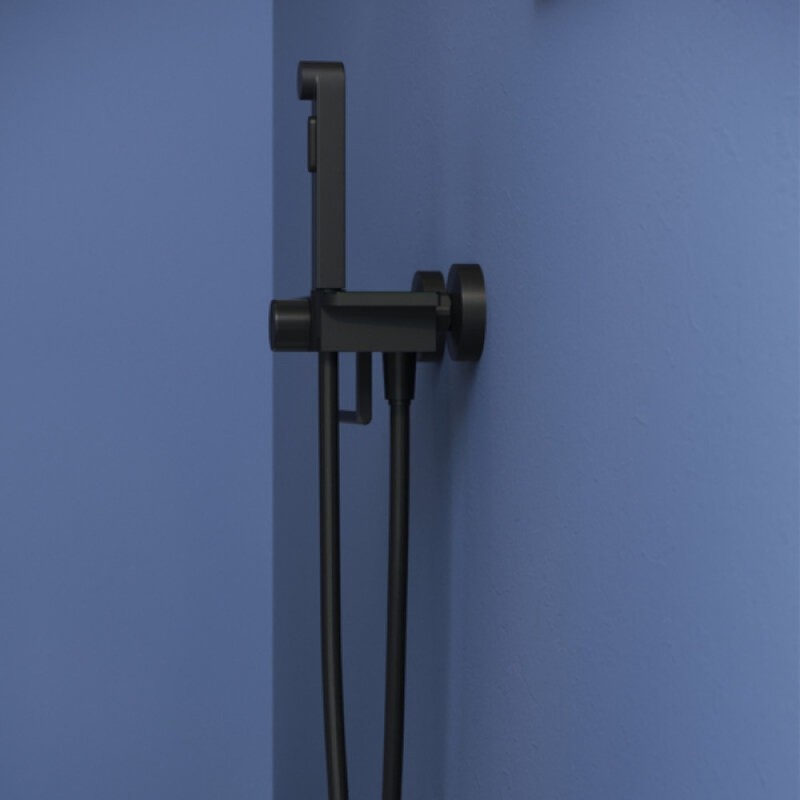 Гигиенический душ RGW Shower Panels 581408220-04, со смесителем, черный