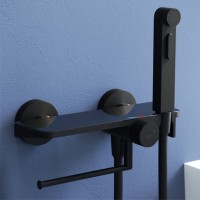 Гигиенический душ RGW Shower Panels 581408220-04, со смесителем, черный