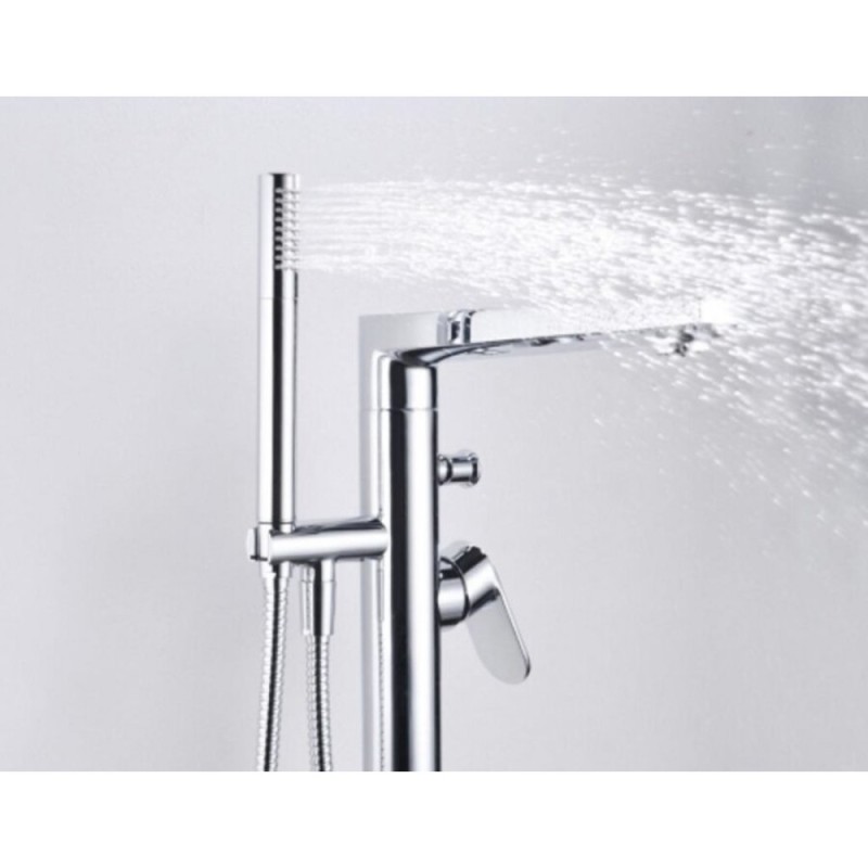 Смеситель WasserKRAFT 5821 для ванны, напольный, хром