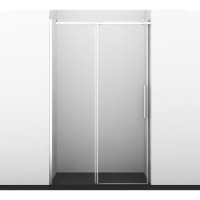 Душевая дверь WasserKRAFT 58R05 120 х 200 см, стекло прозрачное, профиль хром