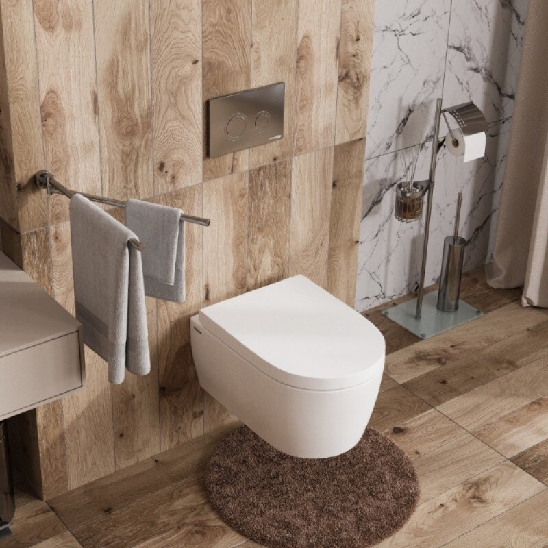 Инсталляция для унитаза WasserKraft Dinkel 58TLT.010.ME.CH01, механическая клавиша хром