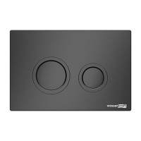 Инсталляция для унитаза WasserKraft Dinkel 58TLT.010.ME.MB01, механическая клавиша черная матовая