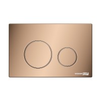 Инсталляция для унитаза WasserKraft Dinkel 58TLT.010.ME.RG02, механическая клавиша золото розовое