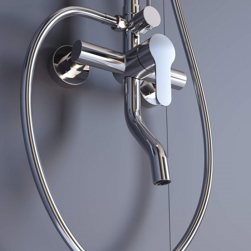 Душевая система RGW Shower Panels SP-24 59140124-13, цвет сатин