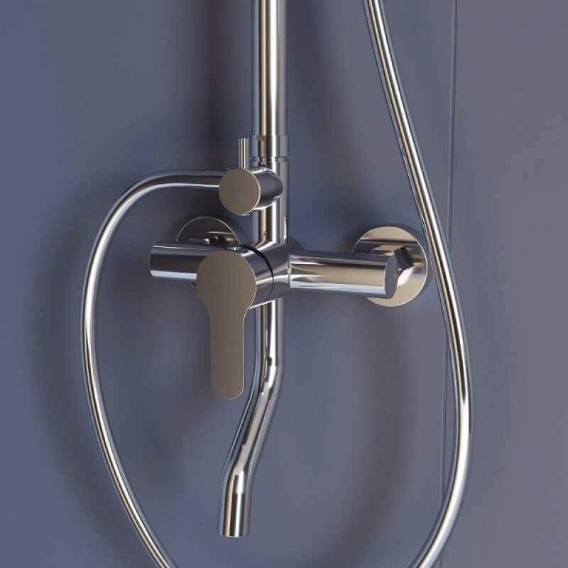 Душевая система RGW Shower Panels SP-24 59140124-13, цвет сатин