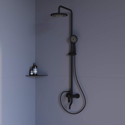 Душевая система RGW Shower Panels SP-25В 59140125-04, цвет черный