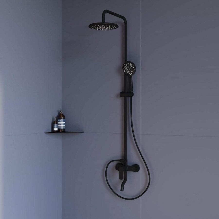 Душевая система RGW Shower Panels SP-25В 59140125-04, цвет черный